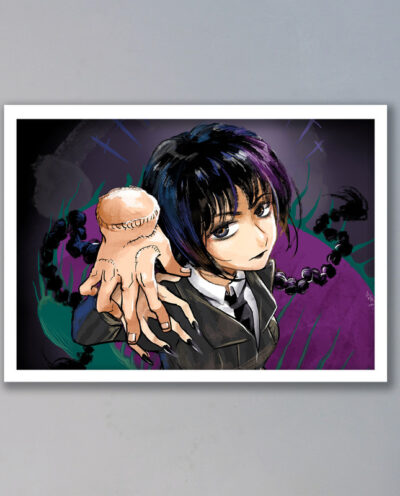 تابلو مدل ونزدی آدامز Wednesday Addams کد LAG10139