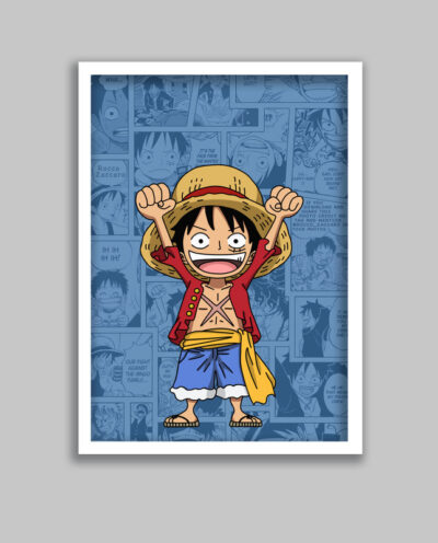 تابلو مدل انیمه وان پیس One Piece کد LA-G10506