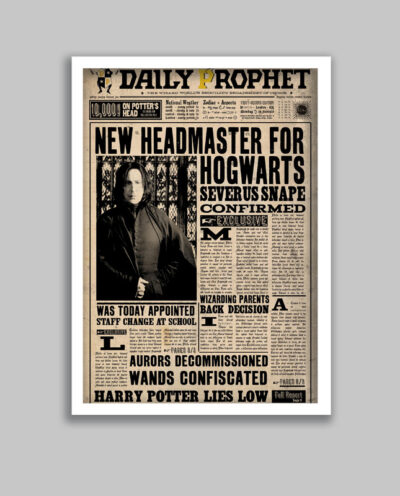 تابلو مدل هری پاتر طرح پروفسور اسنیپ Harry Potter کد LA-G10588