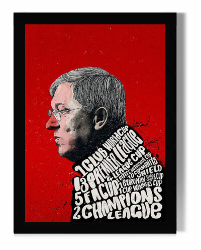 تابلو مدل دیواری طرح الکس فرگوسن Alex Ferguson کد FD556