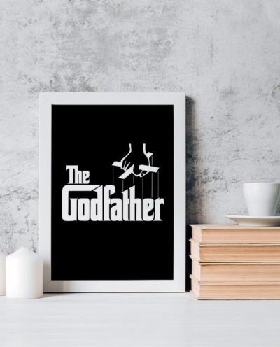تابلو یاسین دکوراتیو مدل پدرخوانده The Godfather کد D221