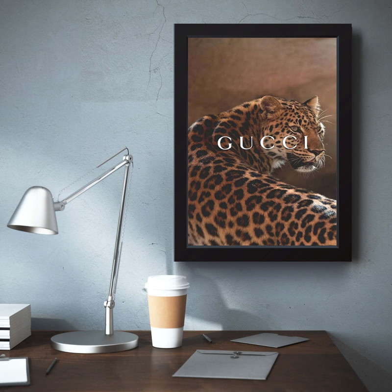 تابلو مدل Leopard GUCCI کدS2911-b - Image 4