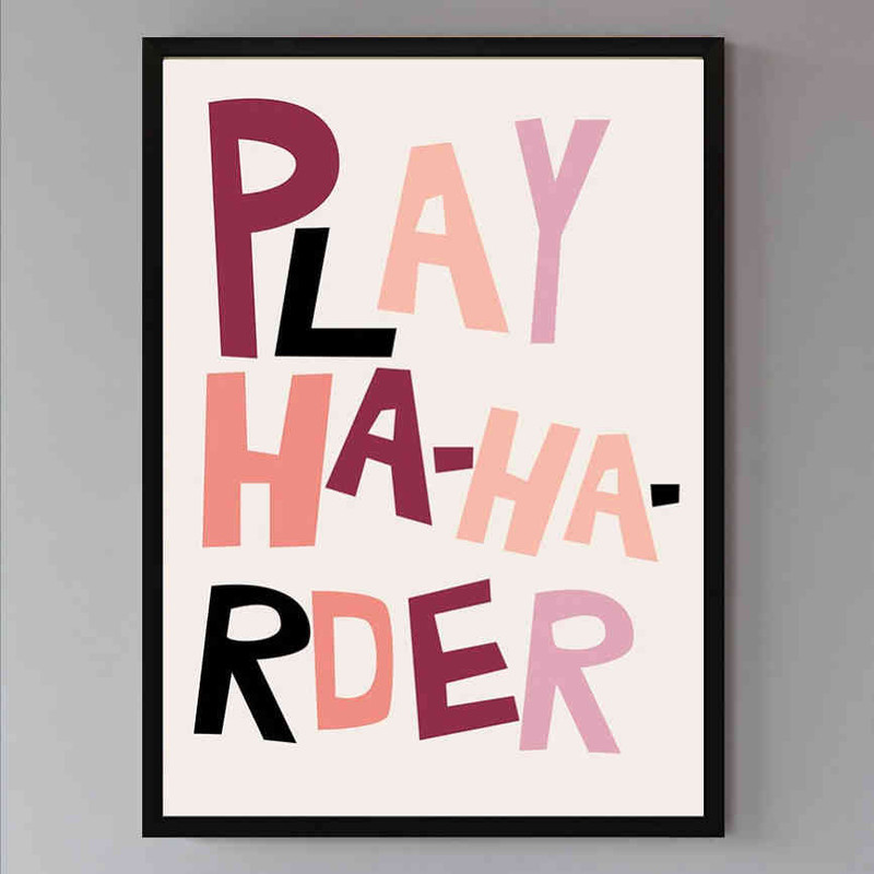 تابلو مدل Play harder کد 248901574 - Image 3