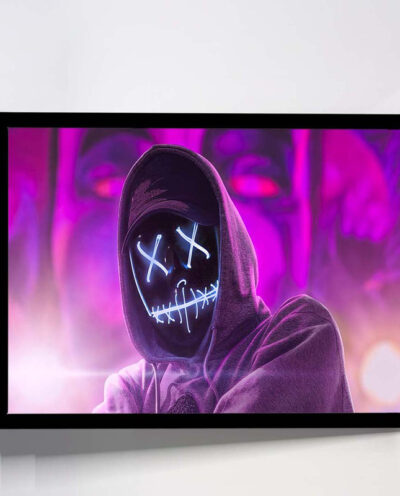 تابلو مدل hoodie neon guy کد F-13009