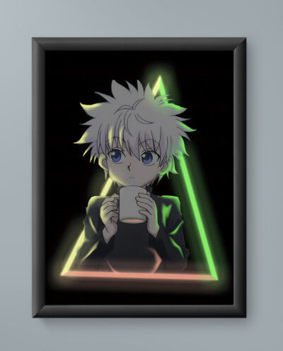 تابلو مدل انیمه کیلوا زولدیک هانتر ایکس هانتر Killua Zoldyck Hunter Hunter anime 06