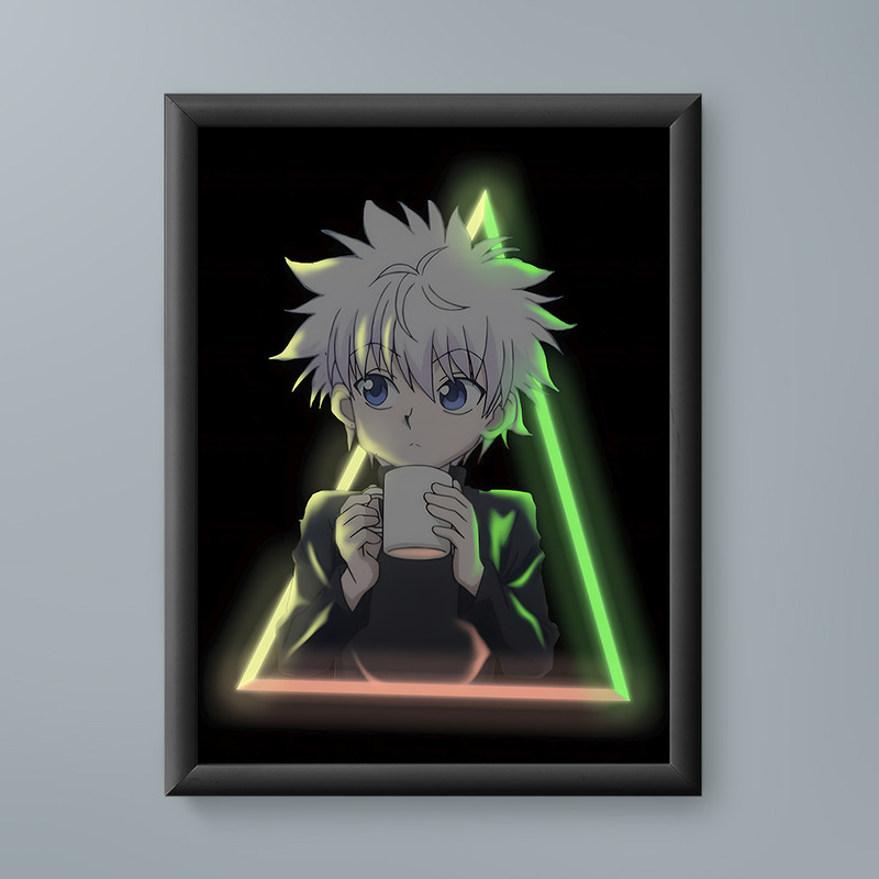 تابلو مدل انیمه کیلوا زولدیک هانتر ایکس هانتر Killua Zoldyck Hunter Hunter anime 06