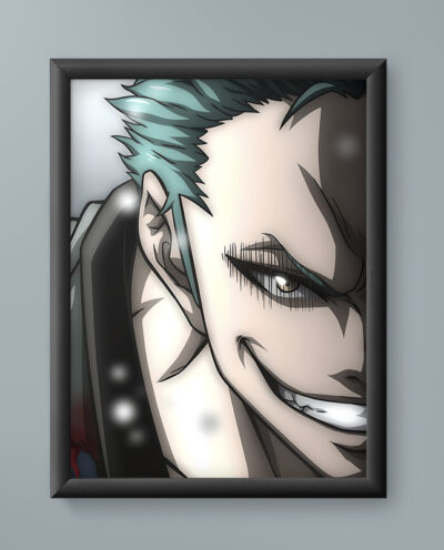 تابلو مدل انیمه زورو وان پیس Zoro One Piece anime 07