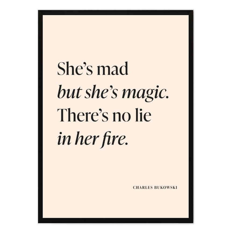 تابلو مدل Shes mad کد 248901923