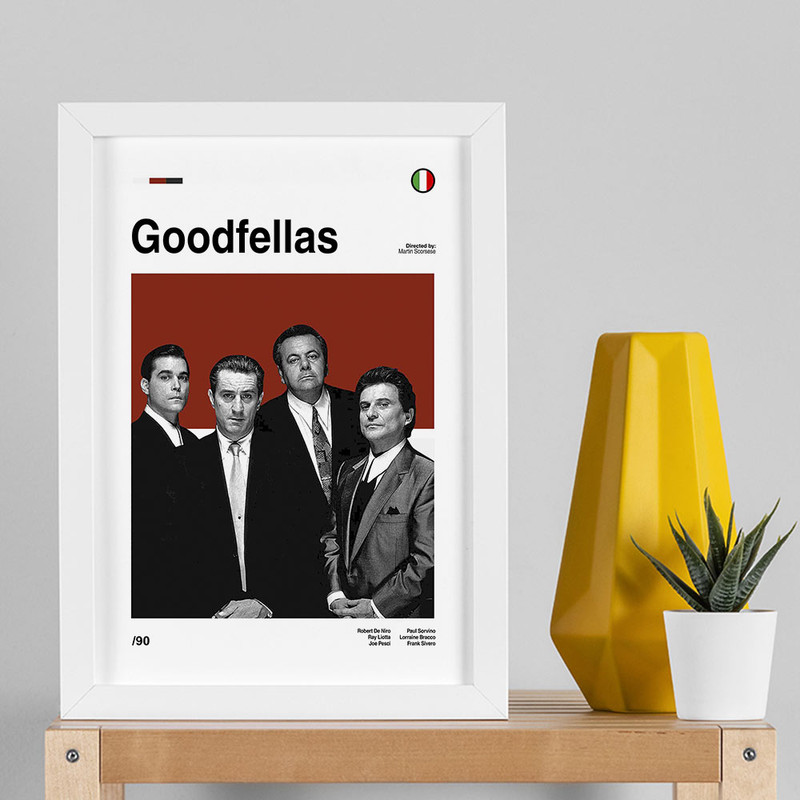 تابلو صبا طرح مدل good fellas کد A2901-bw