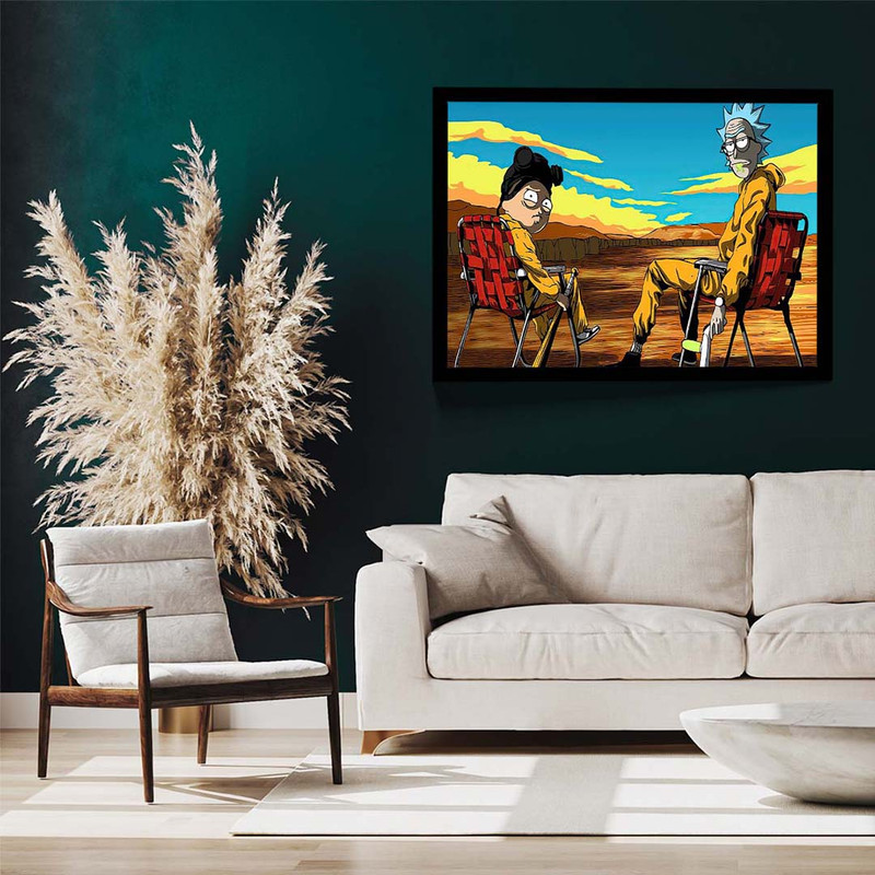 تابلو مدل rick and morty کد F-15029 - Image 3
