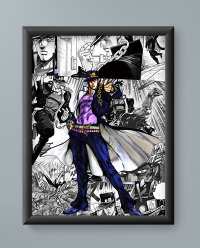 تابلو مدل انیمه جوتارو کوجو جوجو Joutarou Kuujou JoJo anime 07