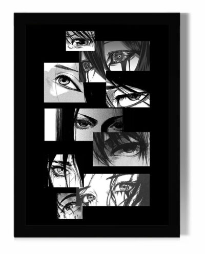 تابلو مدل دیواری طرح انیمه اتک آن تایتان Attack on titan کد FD088