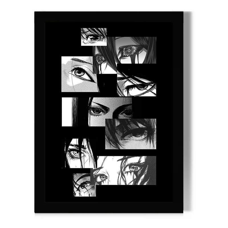 تابلو مدل دیواری طرح انیمه اتک آن تایتان Attack on titan کد FD088