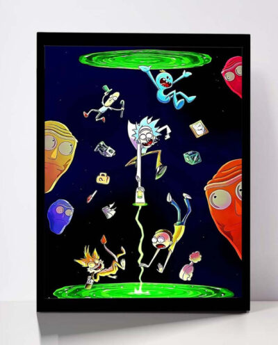 تابلو مدل Rick Morty کد F-1056