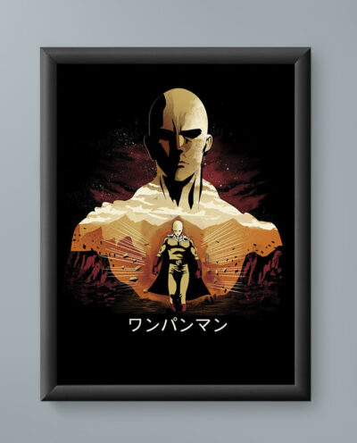 تابلو مدل سایتاما وان پانچ من 02 saitama one punch man