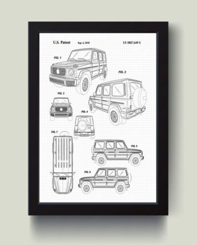 تابلو مدل مینیمال G-class Benz کدS1644-b