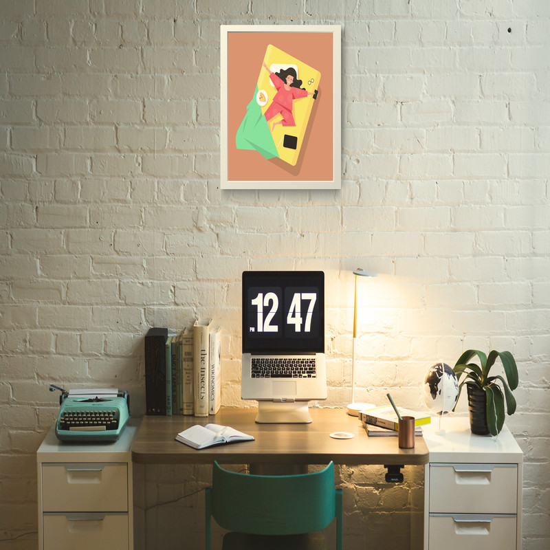 تابلو طرح دکوراتیو فانتزی مدل N6202 - Image 3