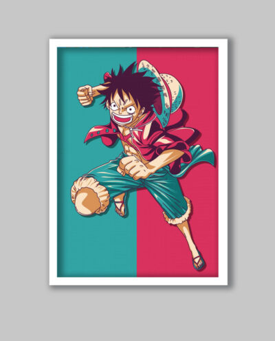 تابلو مدل انیمه وان پیس One Piece کد LA-G10737