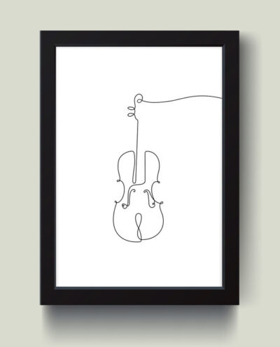 تابلو مدل Violin کد m2669-b