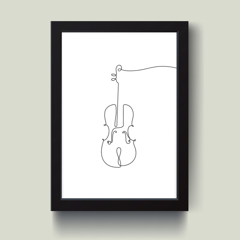 تابلو مدل Violin کد m2669-b