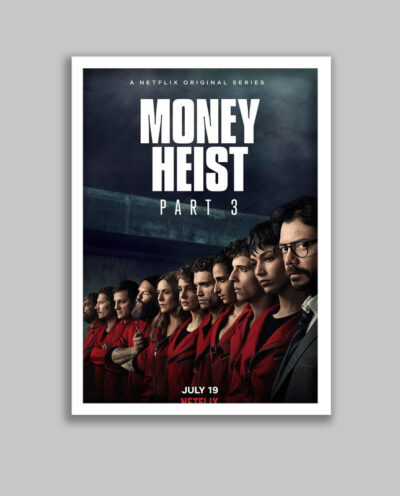 تابلو مدل سریال خانه کاغذی Money Heist کد LA-G10652