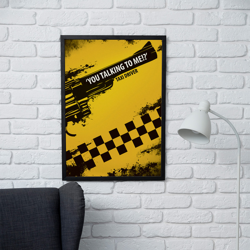 تابلو مدل دیواری طرح فیلم راننده تاکسی Taxi Driver کد FD241 - Image 2