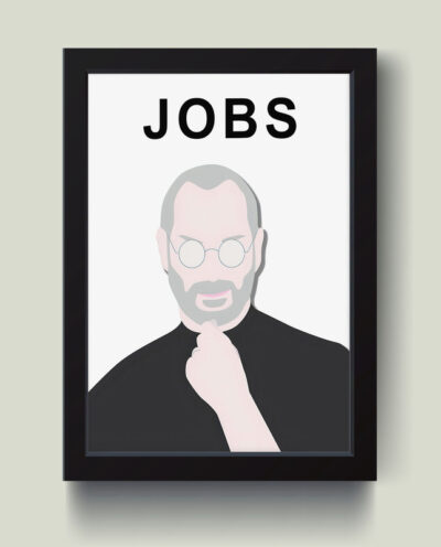 تابلو مدل مینیمال استیو جابز Steve Jobs کدS1634-b