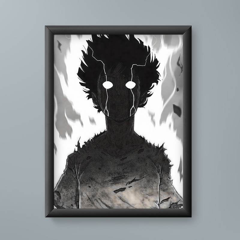 تابلو مدل انیمه موب سایکو 100 Mob Psycho 100 anime 05