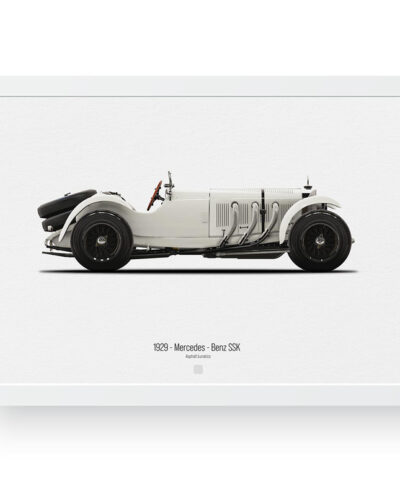 تابلو مدل Mercedes Benz SSK 1929