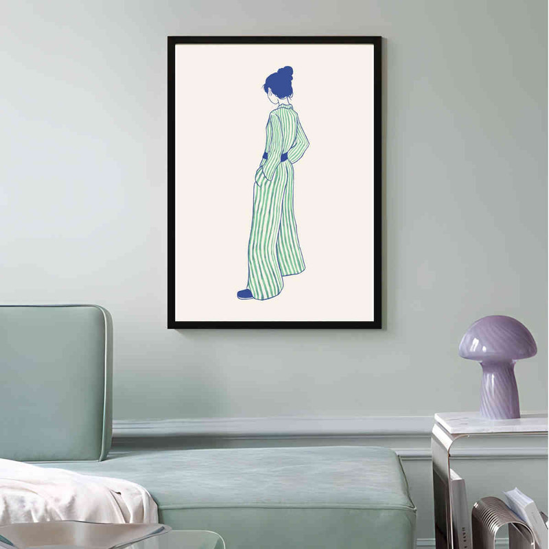 تابلو مدل Green dress کد 248901620 - Image 3