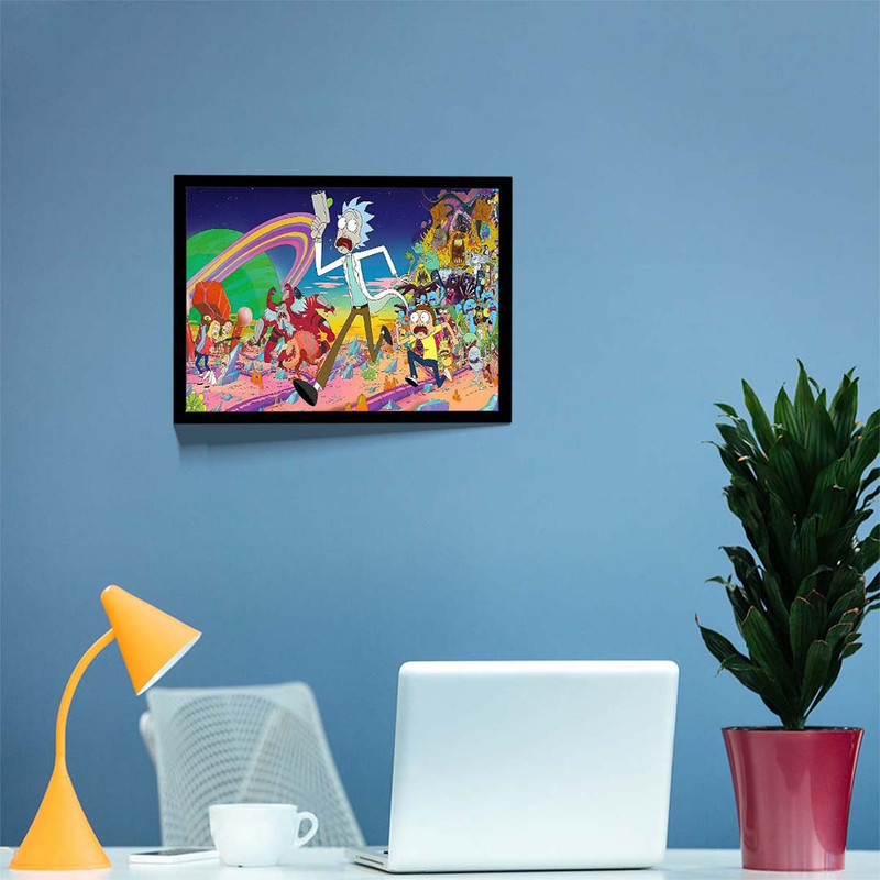 تابلو مدل rick and morty کد F-15028 - Image 9