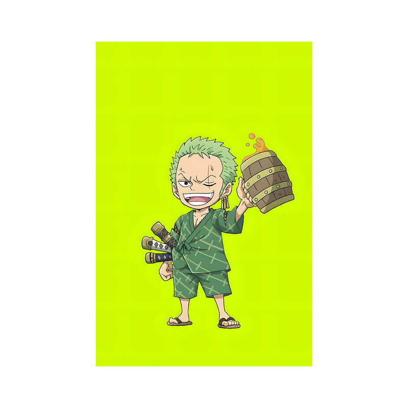 تابلو مدل انیمه زورو وان پیس 11 Zoro one piece anime - Image 2