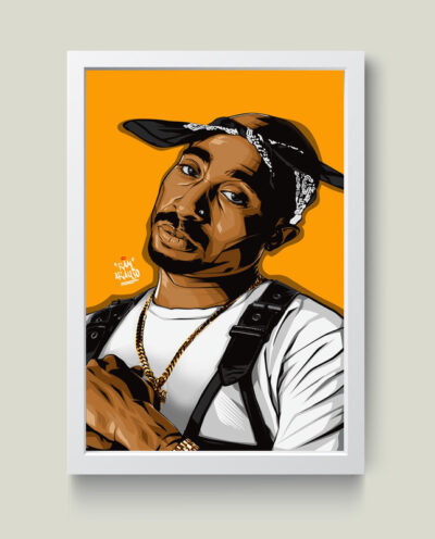 تابلو مدل توپاک 2pac کد G14-18