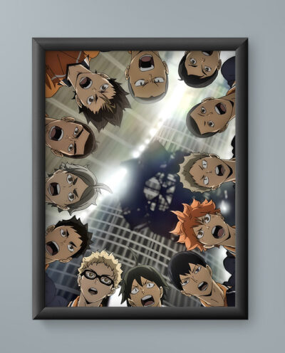 تابلو مدل انیمه کاراسونو هایکیو Karasuno Haikyu anime 05