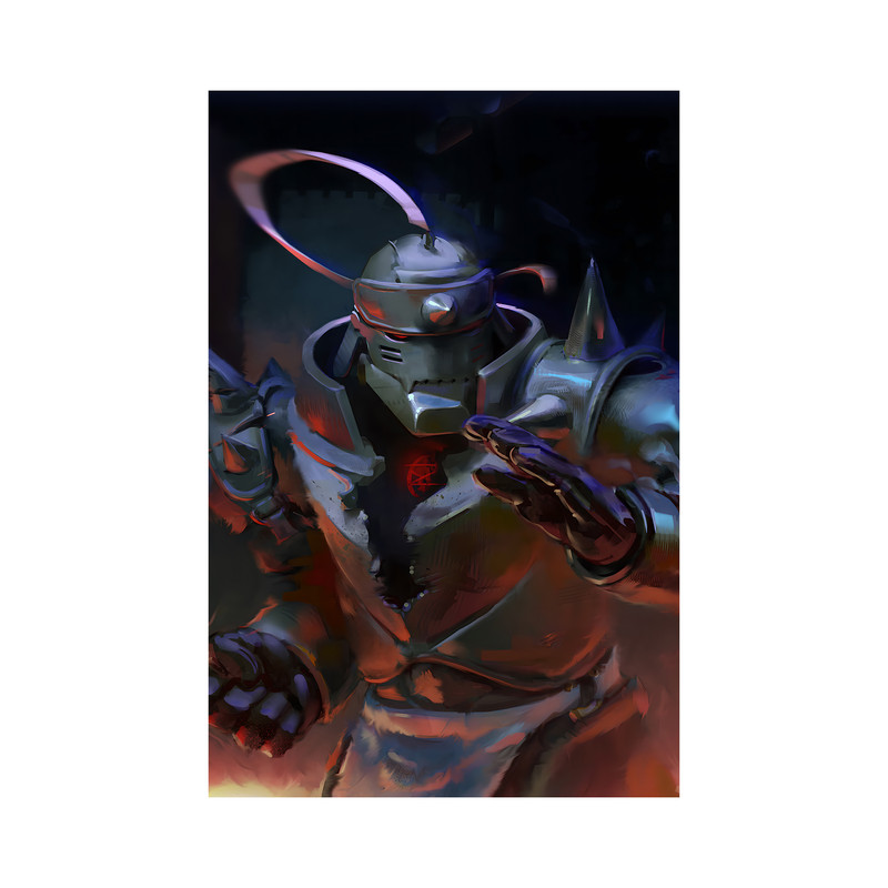 تابلو مدل انیمه آلفونس الریک فول متال آلکمیست 17 Alphonse Elric Fullmetal Alchemist anime - Image 2