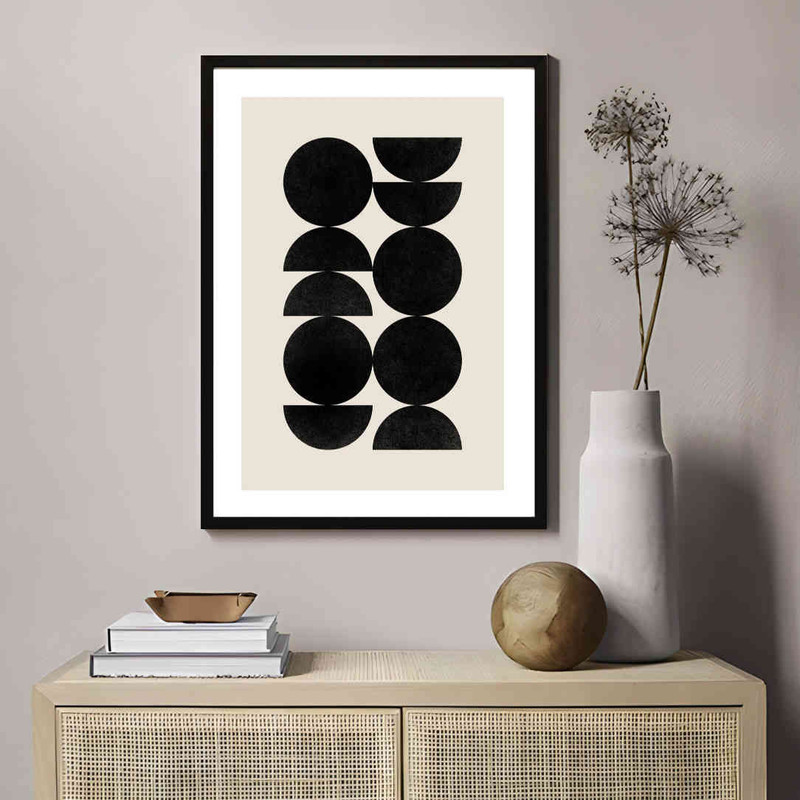 تابلو مدل Shapes moon کد 248901878 - Image 2