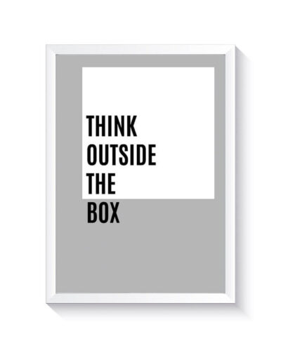 تابلو وینا مدل Think Outside The Box