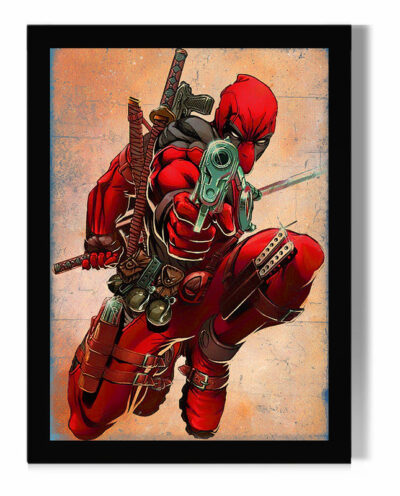 تابلو مدل دیواری طرح فیلم ددپول Deadpool کد FD118