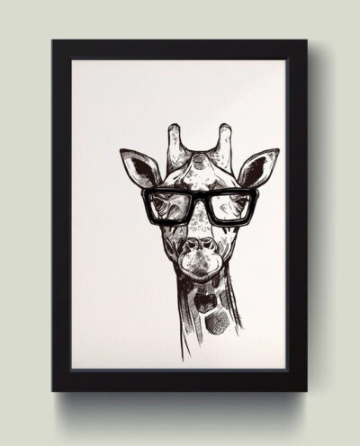 تابلو مدل مینیمال Giraffe کدS1430-b