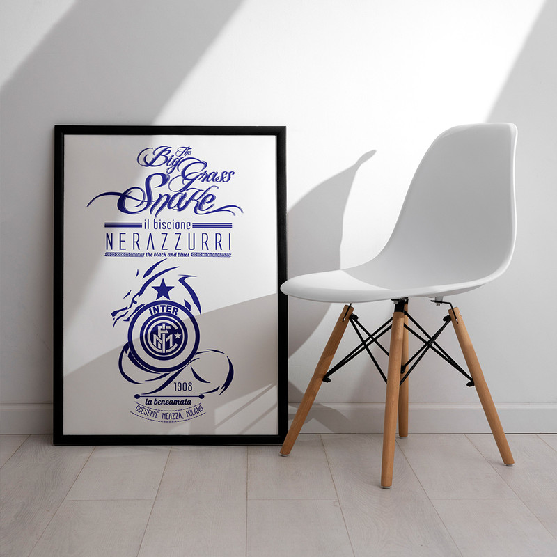 تابلو مدل دیواری طرح اینتر میلان Inter Milan کد FD543 - Image 3