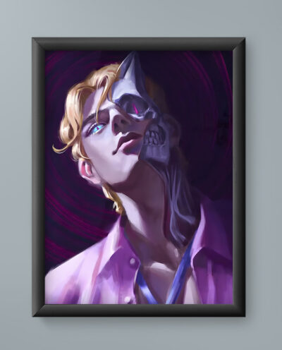تابلو مدل انیمه یوشیکاگه کیرا جوجو Yoshikage Kira JoJo anime 02