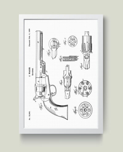 تابلو مدل مینیمال GUN کدS0114-w
