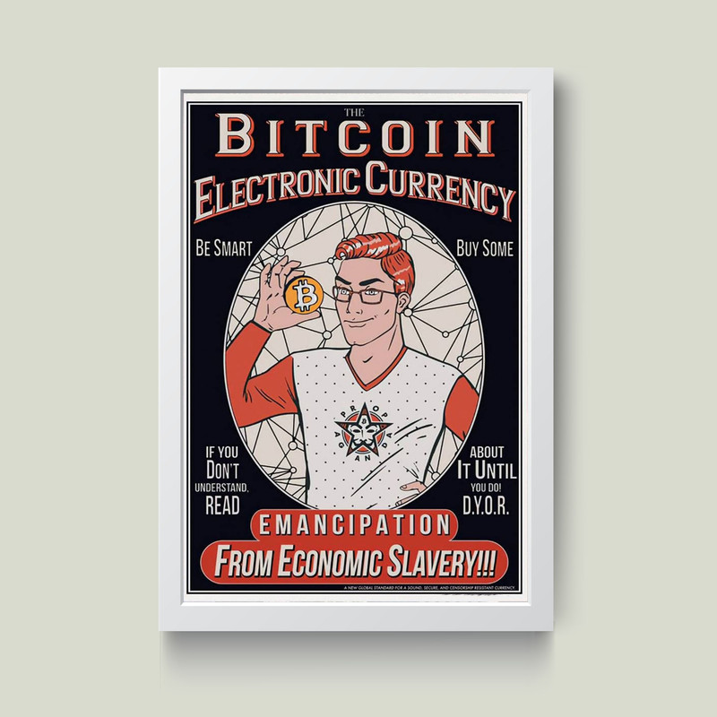 تابلو مدل the Bitcoin کد m2510-w