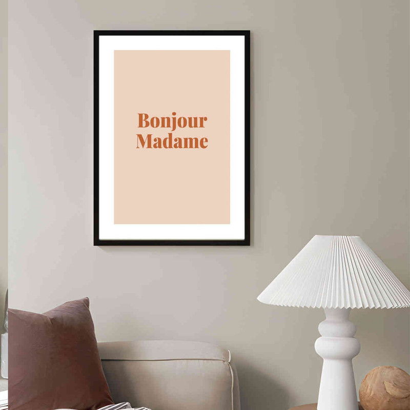تابلو مدل Bonjour madame کد 248901977 - Image 3