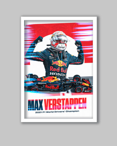 تابلو مدل فرمول یک مکس ورشتپن Max Verstappen کد LA-G10287