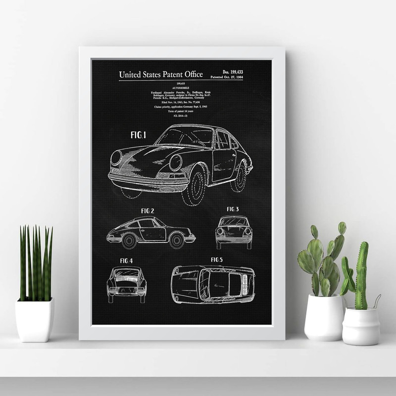 تابلو مدل Porsche پورشه کد m2647-w - Image 4