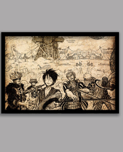 تابلو مدل انیمه وان پیس One Piece کد LA-G10498-2