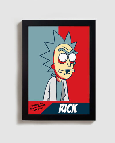 تابلو مدل ریک و مورتی rick and morty BL14