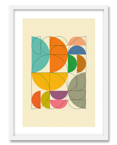 تابلو دکوراتیو فورنیمو مدل Abstract Geometric کد 0523W