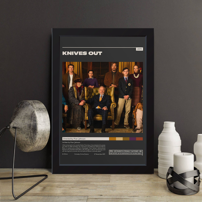 تابلو مدل Knives Out کدQ4026 - Image 2